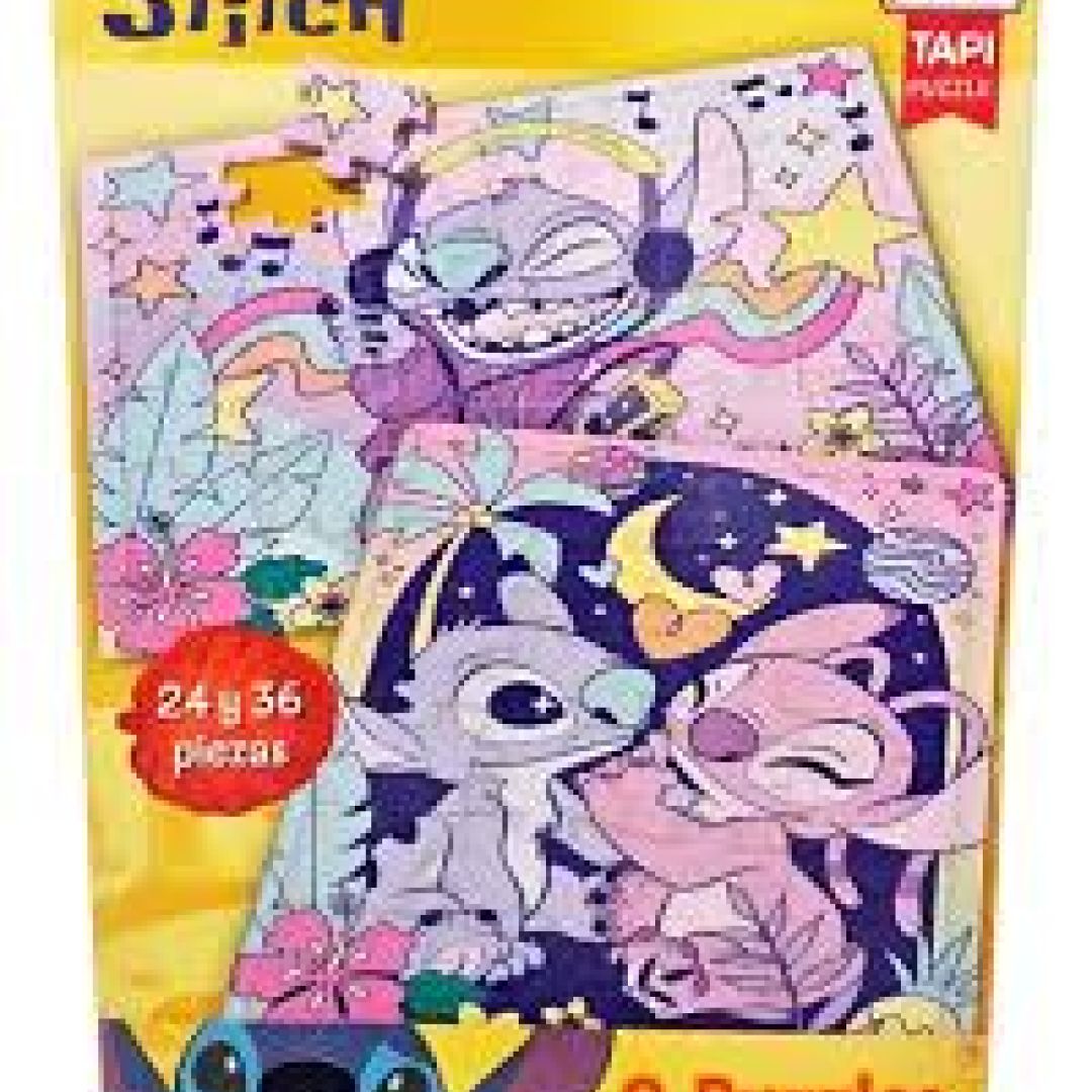 puzzle-rompecabezas-tapimovil-stitch-x-2-24-y-36-piezas-10519