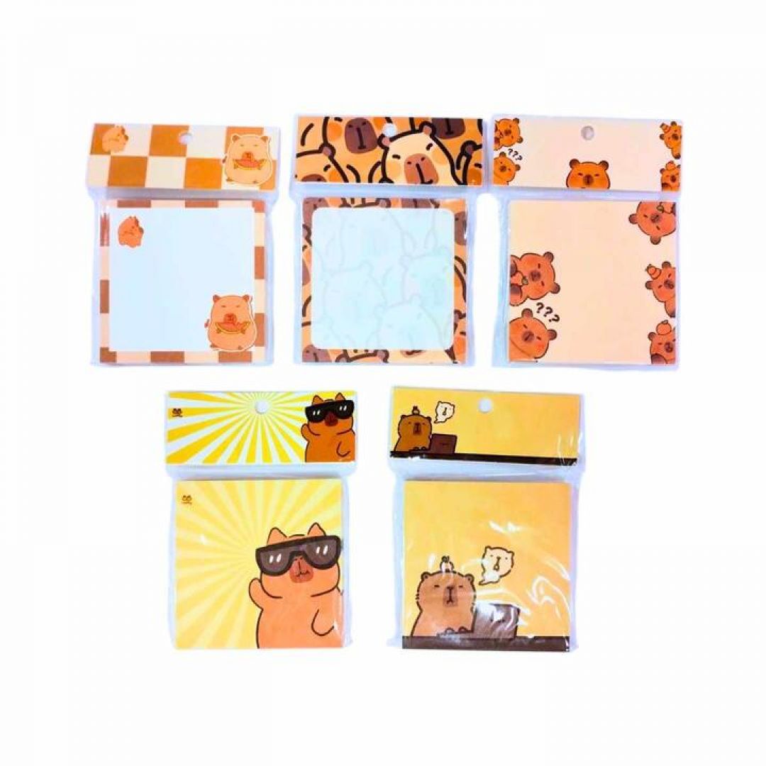 notas-adhesivas-capybara-80x80-mm-80-hojas-colours-56655