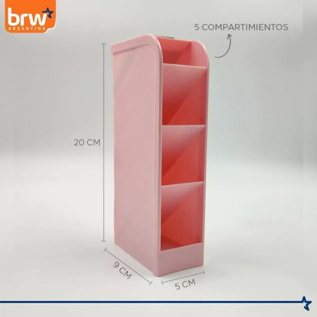 organizador-de-escritorio-5-compartimientos-rosa-brw-56875